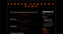 Desktop Screenshot of news.terrorunknown.com